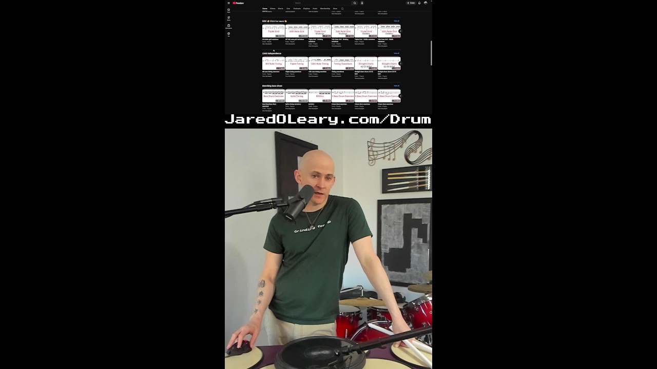 Q&A while I practice paradiddle zoom zoom (Portrait)