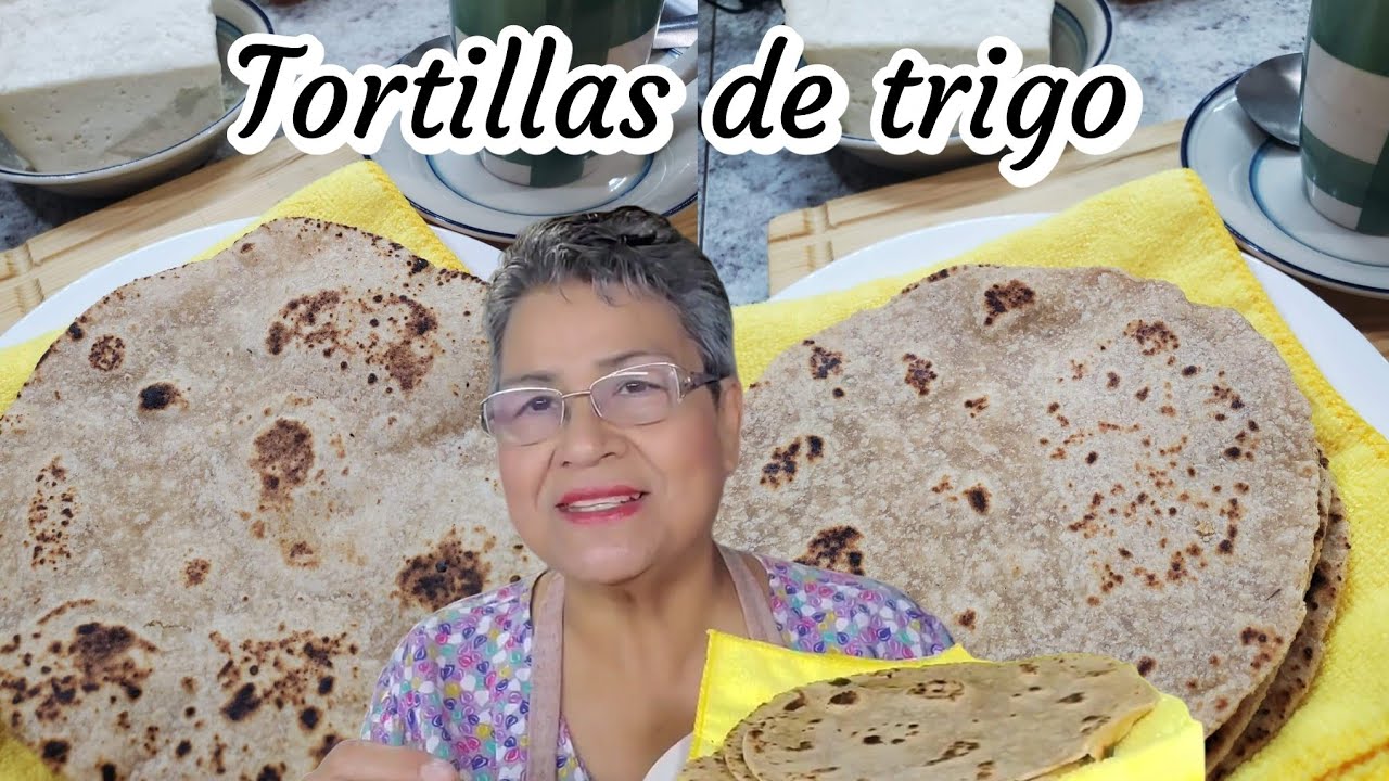 Tortillas  integrales  de trigo 🧀☕ | Cocina tutuli.