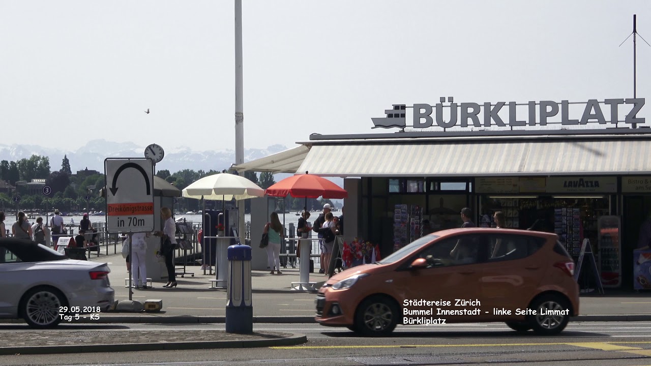 B&uuml;rkliplatz - Bummel Innenstadt - linke Seite Limmat - Z&uuml;rich