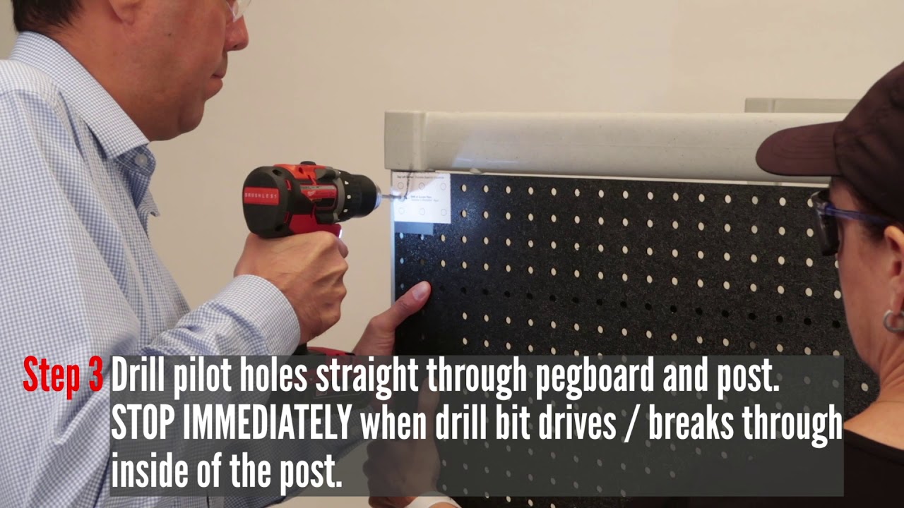 Camshelving Storage Accessory: Pegboard Installation