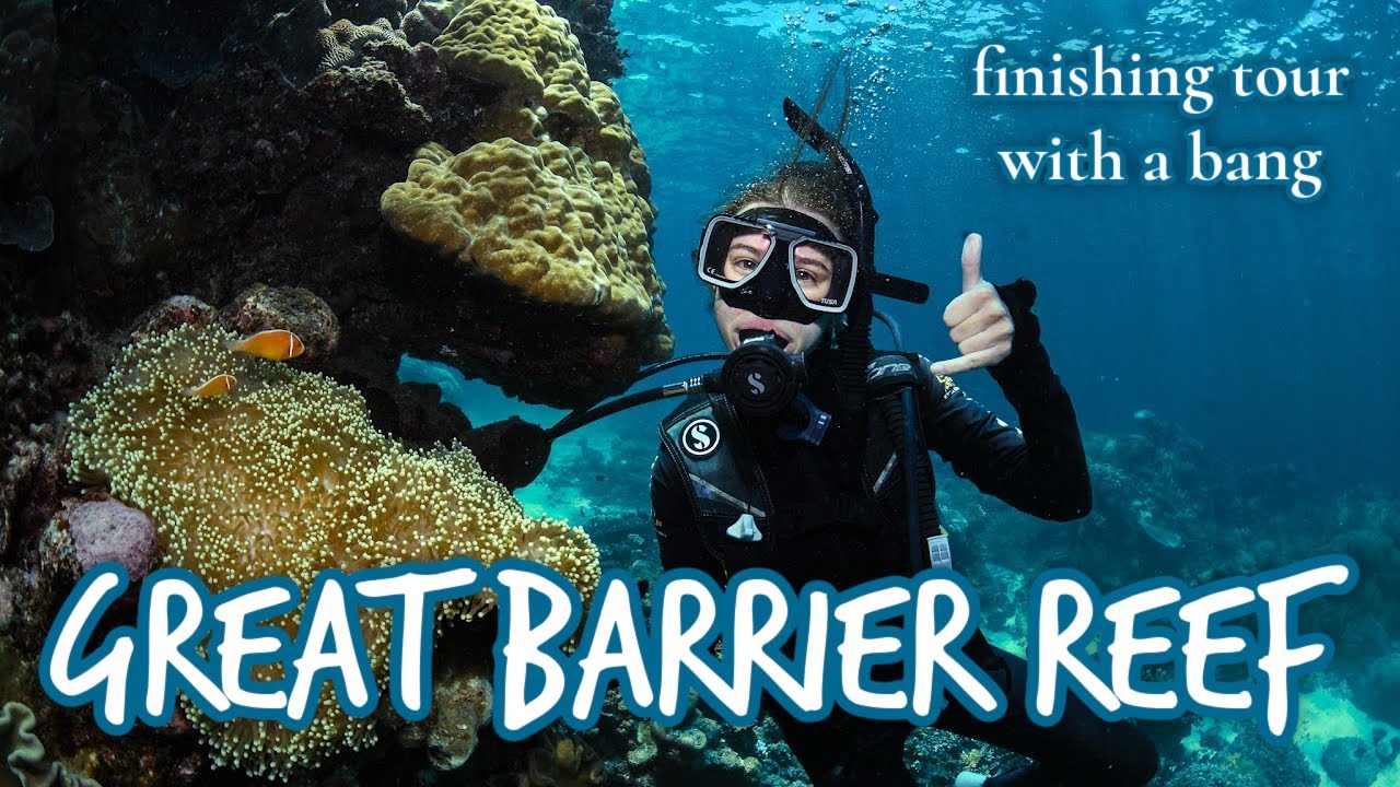 First scuba dive + end of group tour | GREAT BARRIER REEF BACKPACKER VLOG, Australia East Coast
