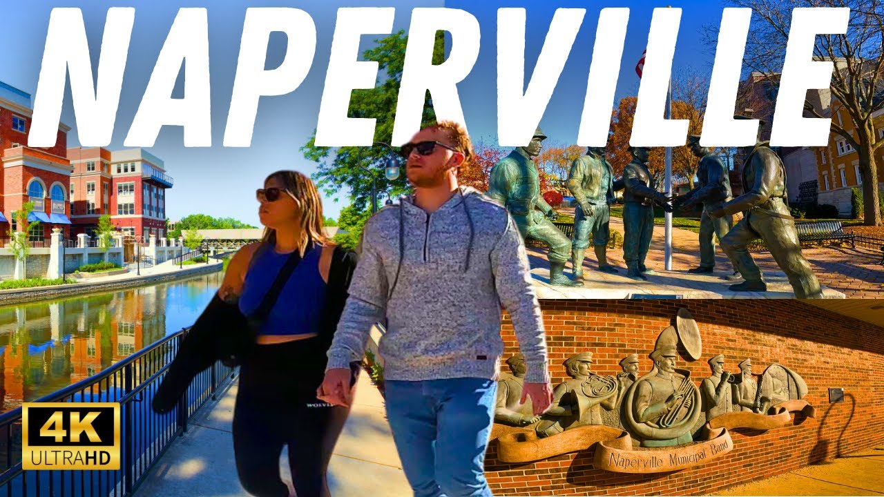 NAPERVILLE, IL….. (4K Walking Tour)