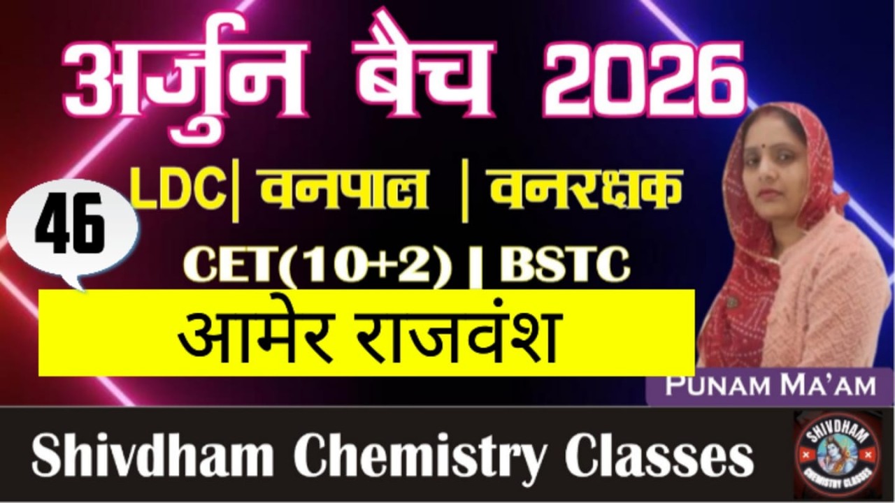 आमेर (कछवाहा) राजवंश का इतिहास by Punam Mam | 2nd Grade, LDC, CET, Vanpal, Vanrakshak, Lab Assistant