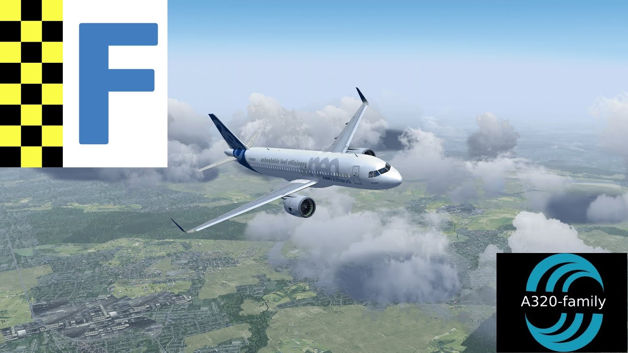 FlightGear 2020 (13) | Airbus A320 Family (część 1/7) | Pierwsze spotkanie z samolotem | Fly-By-Wire