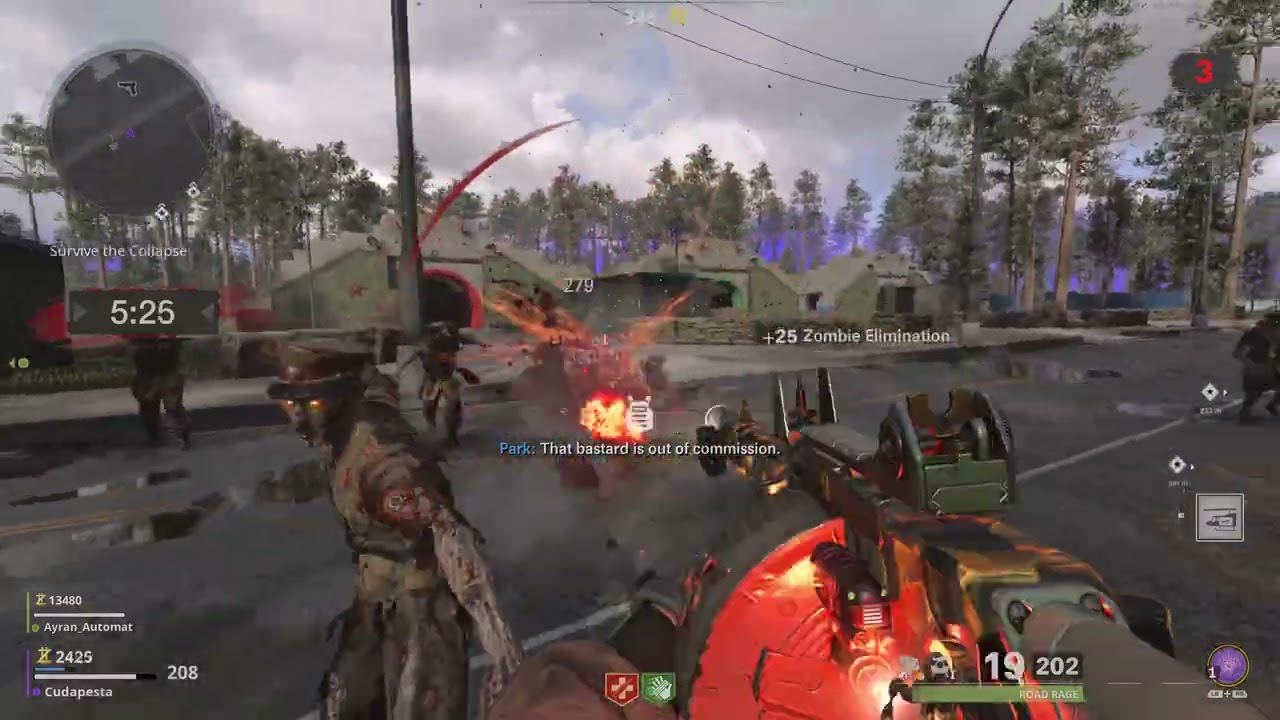 COD: Black Ops Cold War Zombies, Outbreak Collapse With Streetsweeper