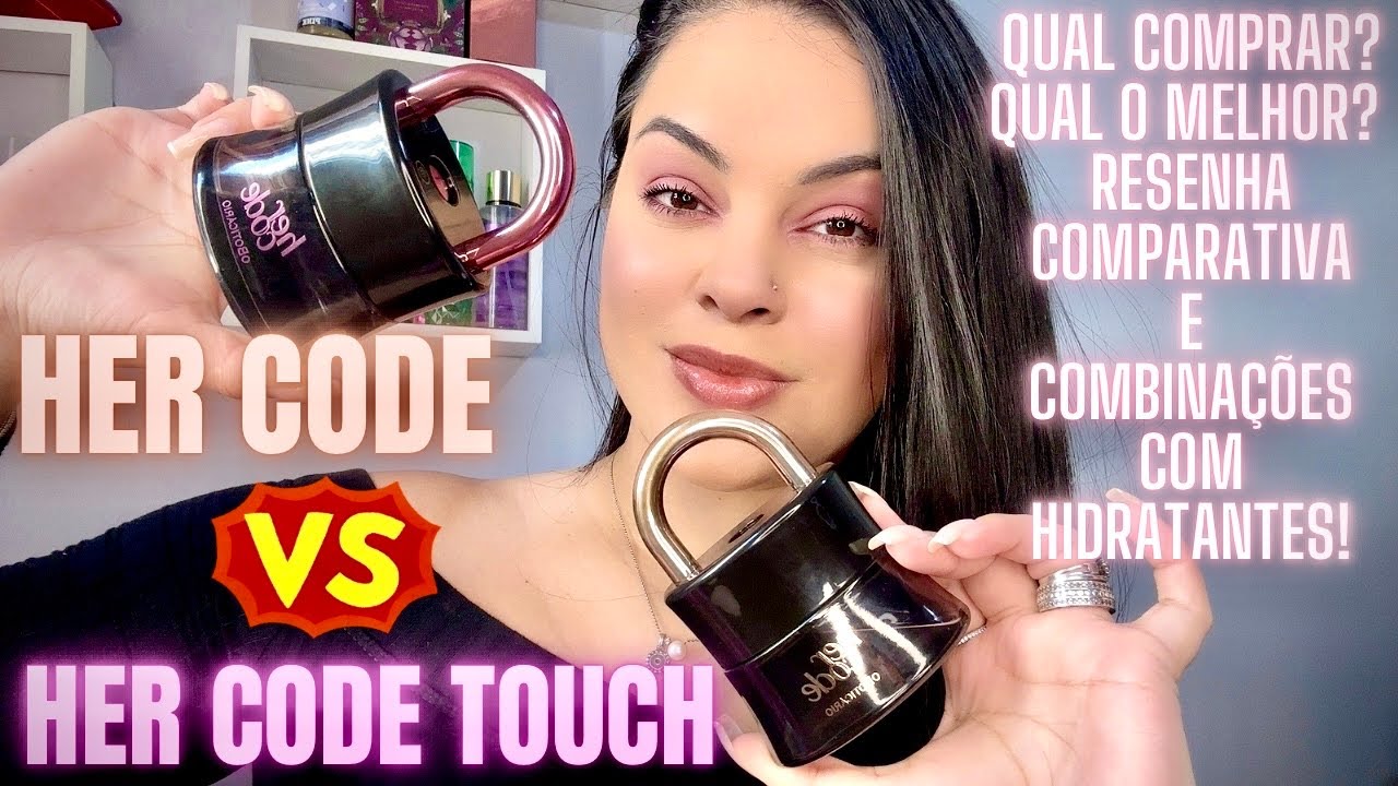 *HER CODE* OU *HER CODE TOUCH* ? QUAL COMPRAR? QUAL O MELHOR? COMBINANDO HIDRATANTES COM ELES! 😍