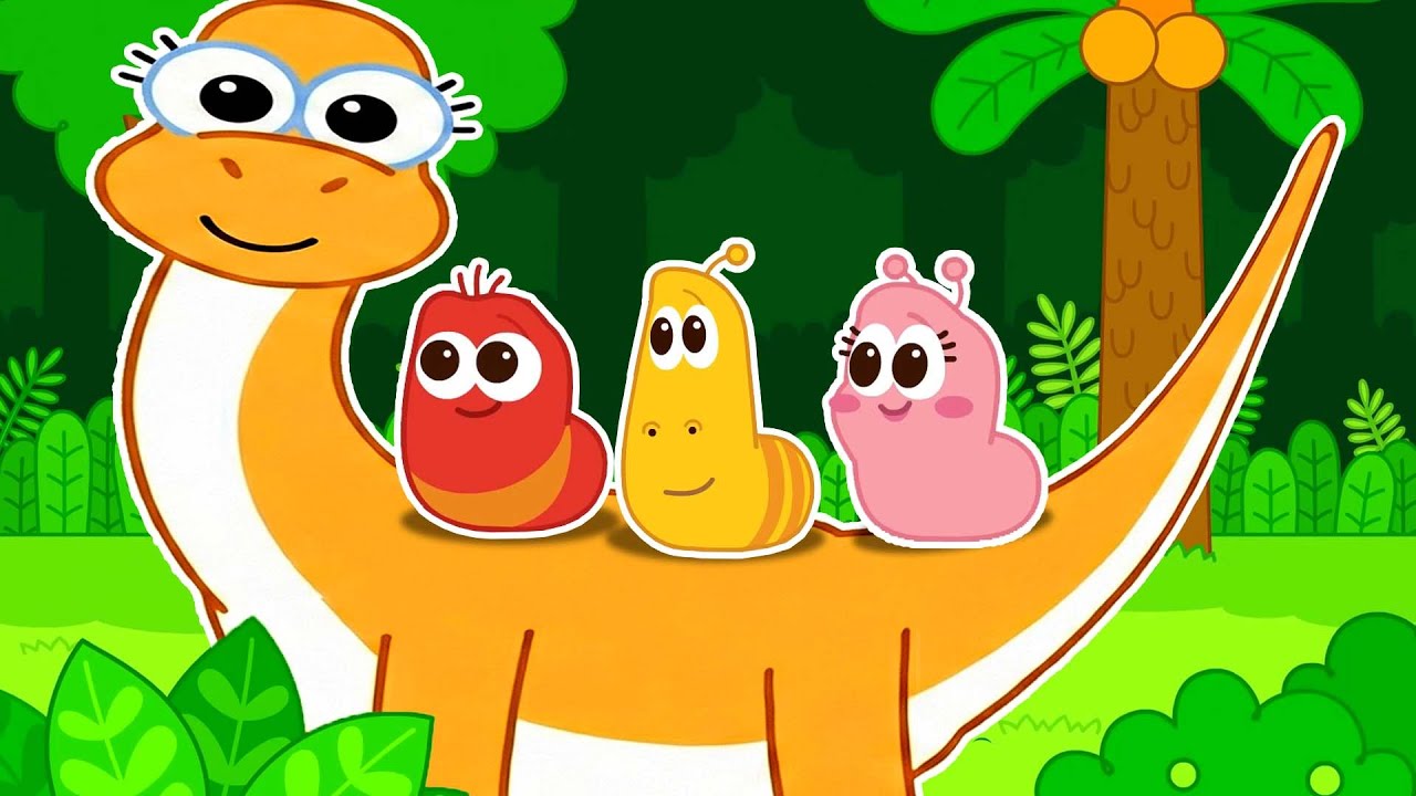 Dino Finger Family Song | Baby Shark | Nursery Rhyme & Kids Songs | Larva Kids