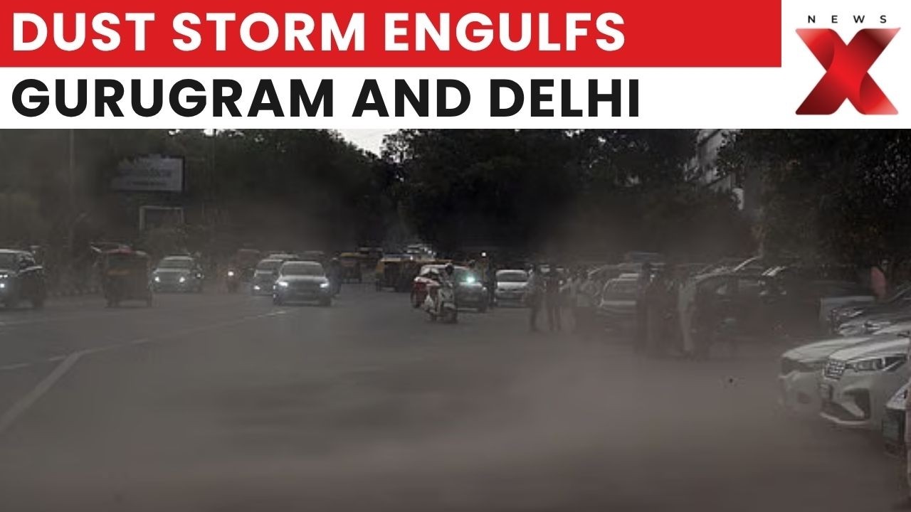 Dust Storm Hits Gurugram As IMD Issues Orange Alert For Delhi-NCR, Rain Expected | NewsX
