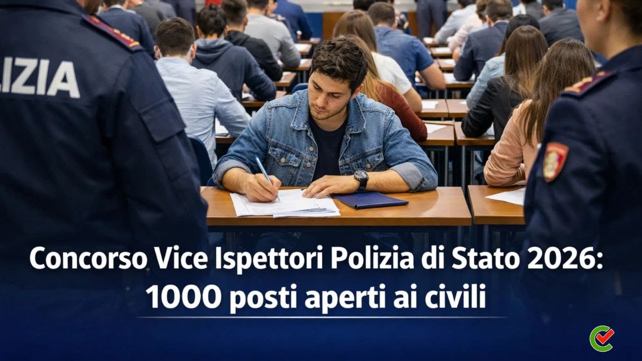 Concorso 1000 Vice Ispettori 2026: Requisiti, Prove, Scadenze e Materie (
