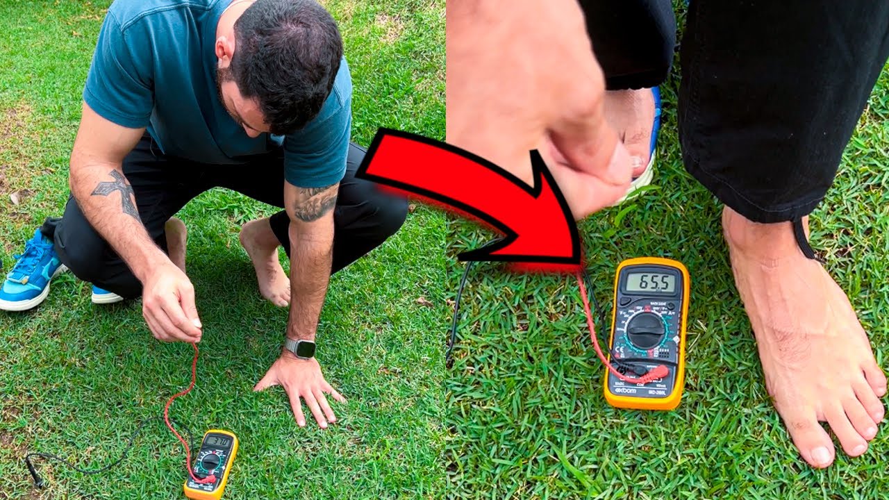 É por isso que você deve pisar na TERRA descalço todos os dias!! 😵