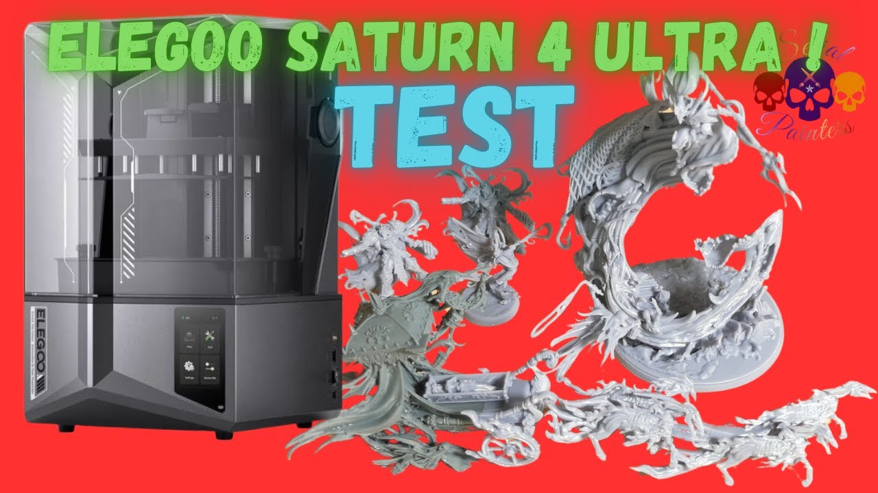 ON TESTE LA ELEGOO SATURN 4 ULTRA AVEC DES FIGURINES