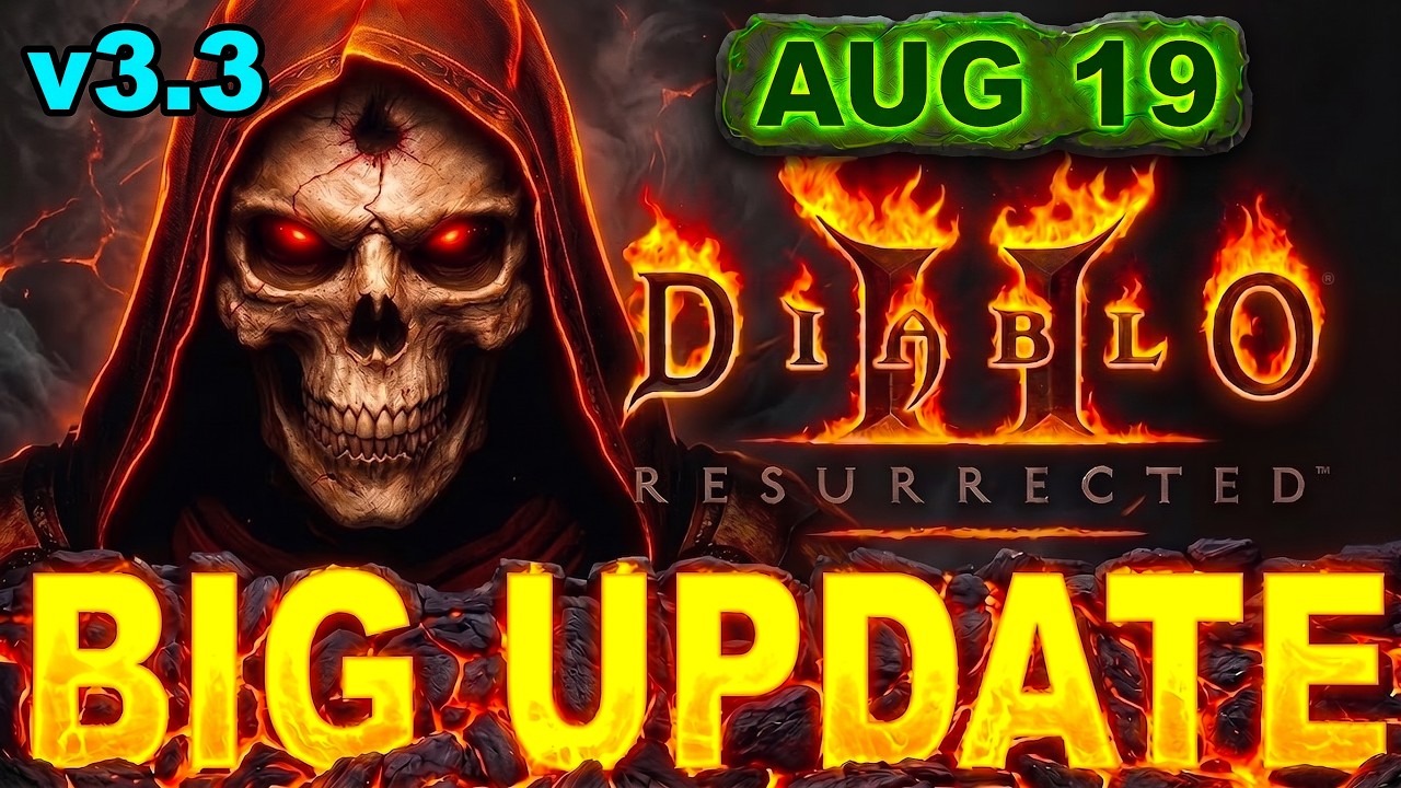 Diablo 2 Update v3.3 D2R Patch - New Item Buffs, Loot Changes & Ladder Season 15