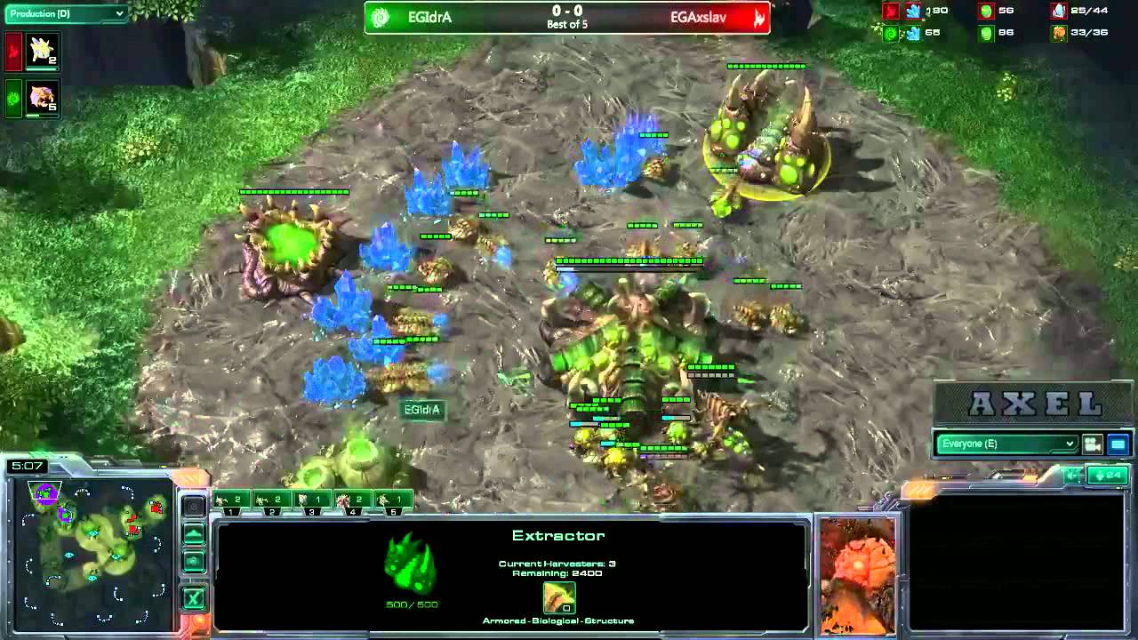 Verizon SC2 Open - EGIdrA (Z) vs EGAxslav (P) - WB Finals - Best of 5 - Game 1