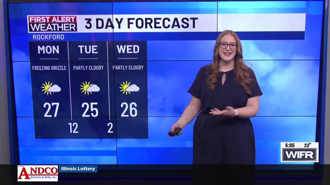 Freezing drizzle and mist to start out a pleasant week ahead