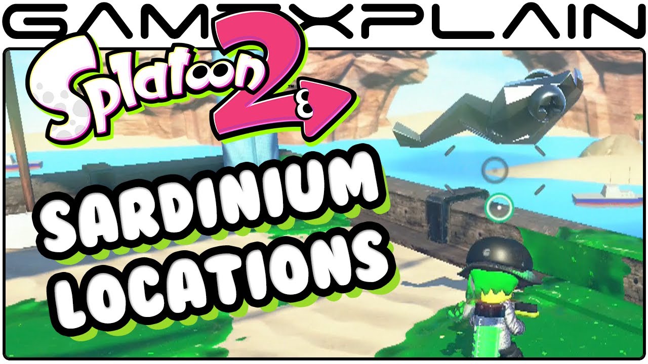 Splatoon 2 - Find All 37 Sardinium Locations - Guide & Walkthrough