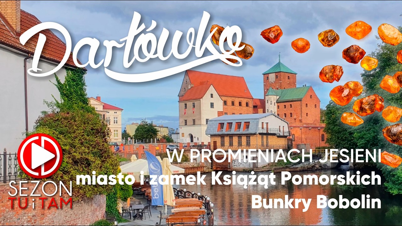 DARŁÓWKO - miasto i zamek książąt Pomorskich - bunkry Bobolin - sezon NA SZLAKU / GoPro 8 Black