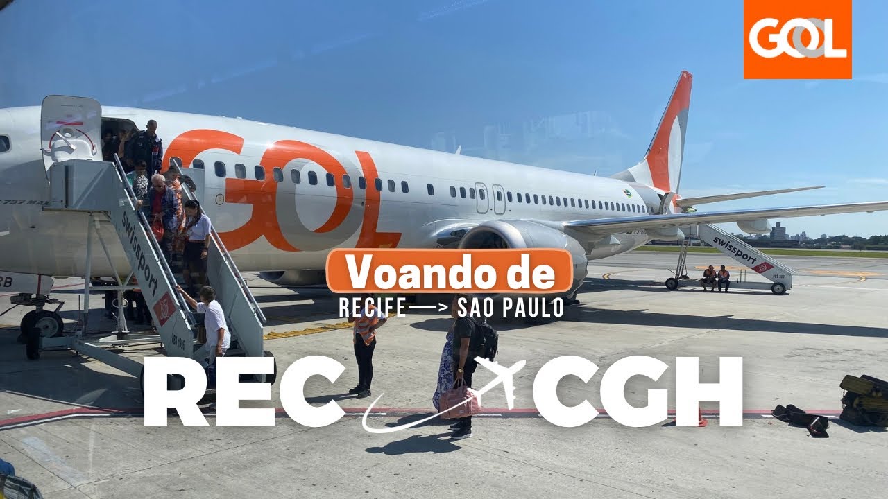 ✈️ Voando de Recife para São Paulo com a Gol
