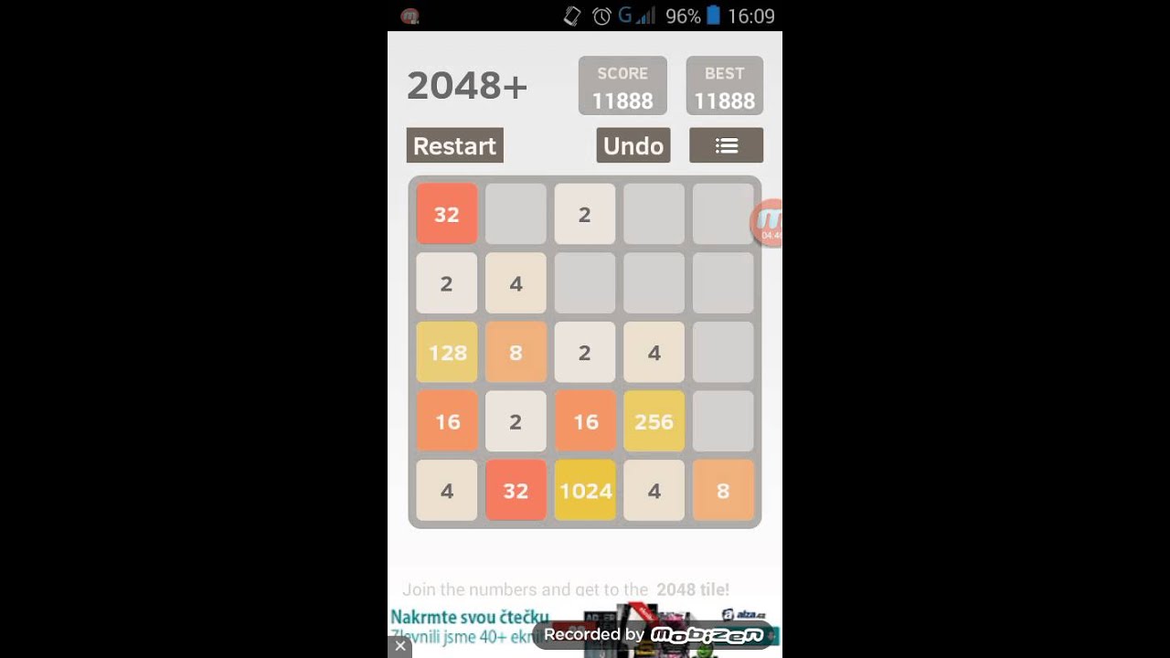 2048+ gameplay 5x5 challenge
