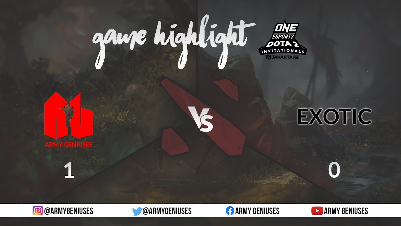 Army Geniuses VS Exotic | One Esports Open Qualifier Jakarta | Round 3