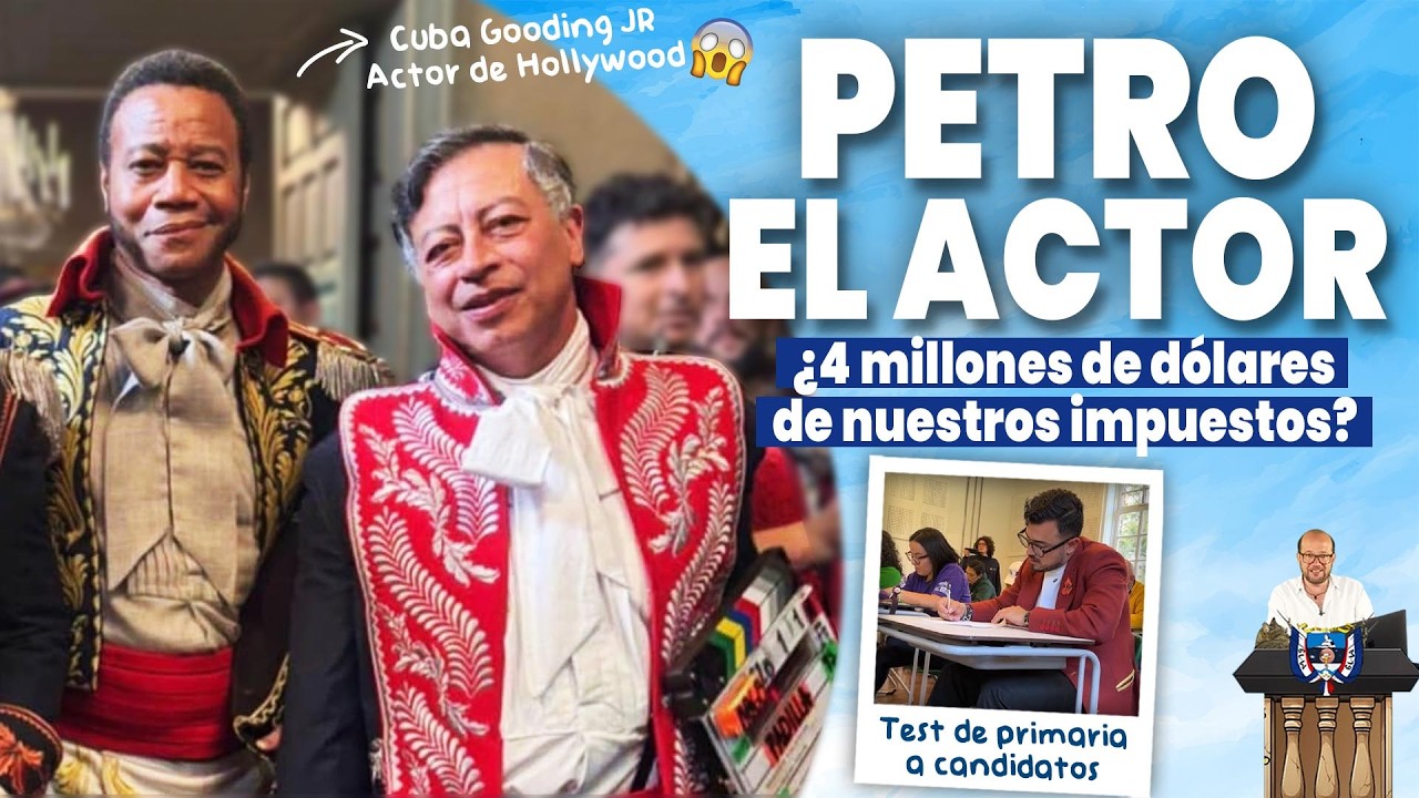 PETRO GRABA UNA PELÍCULA CON NUESTROS IMPUESTOS ¡TENEMOS LAS ESCENAS!+ TEST DE PRIMARIA A CANDIDATOS