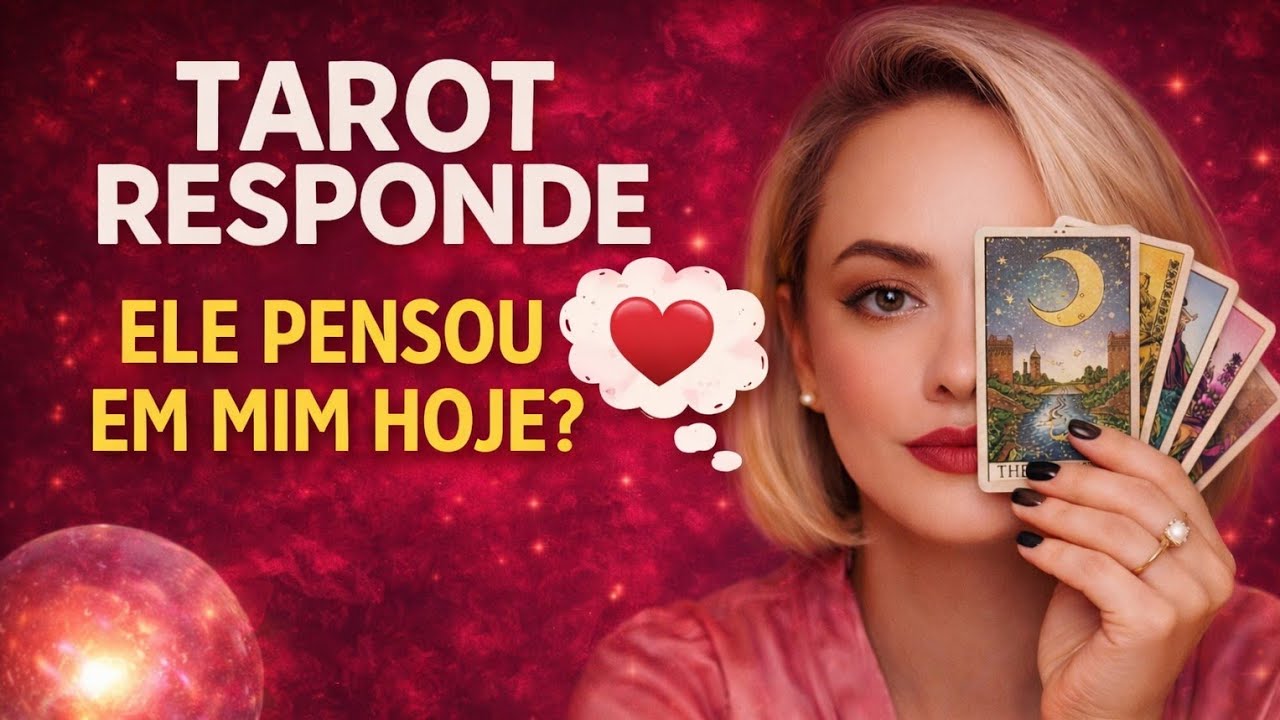 ELE PENSOU EM MIM HOJE? (CLÁSSICO)#tarot #tarotreading #tarotcards #tarotreader 