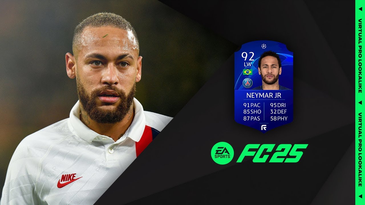 EAFC 25 | HOW TO CREATE | NEYMAR JR. (PSG 2019 BALD) (PRO CLUBS)