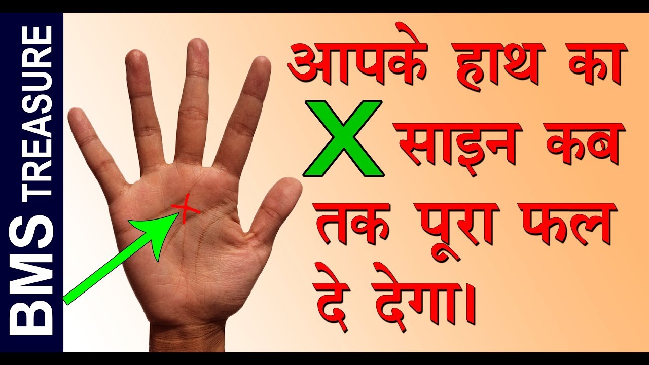 आपके हाथ का X कब तक पूरा फल दे देगा |  X Letter in Palm and its Mystery | hath me x ka matlab