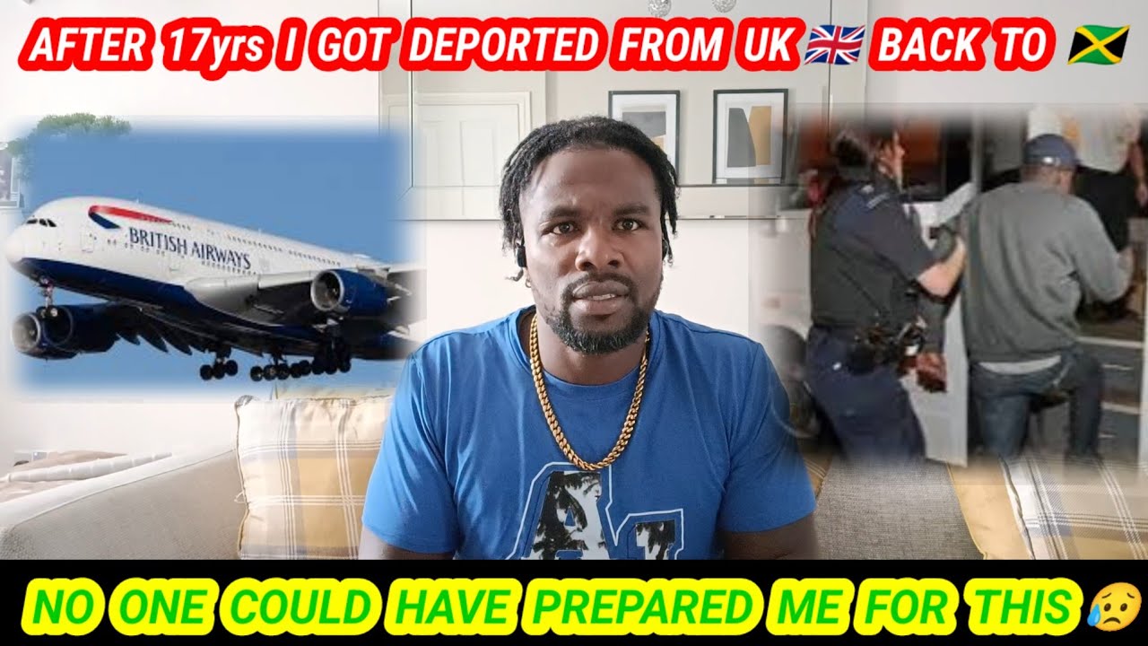 JAMAICAN MAN DEPORTED FROM THE UK🇬🇧 HAD THE SHOCK OF HIS LIFE WHEN HE GOT TO JAMAICA 🇯🇲 😱😥