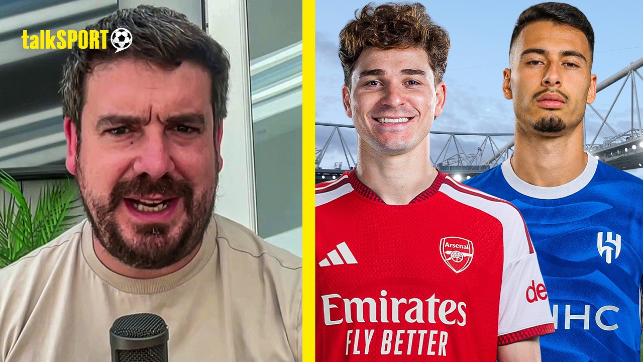 Alex Crook offers LATEST on Julian Alvarez TO Arsenal & Gabriel Martinelli EXIT