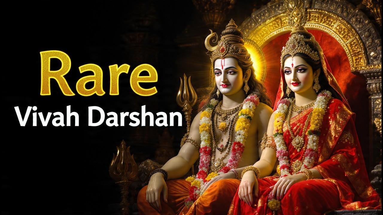 “⚡ Shiv–Parvati ka Divya Vivah | Aaj ka Rare Darshan 🕉️”#shiv #mahadev