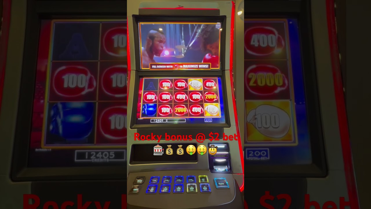 Rocky bonus @ $2 bet Not the greatest!🎰🎰