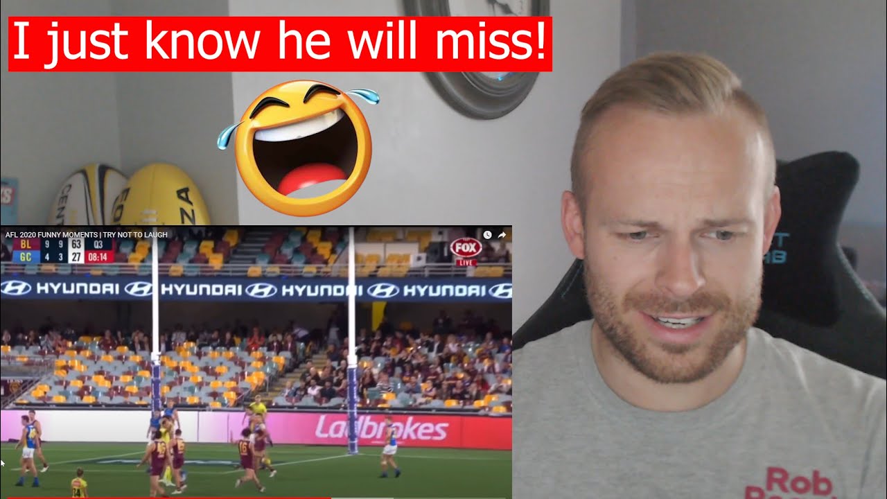 Роб реагирует на... Смешные моменты AFL 2020