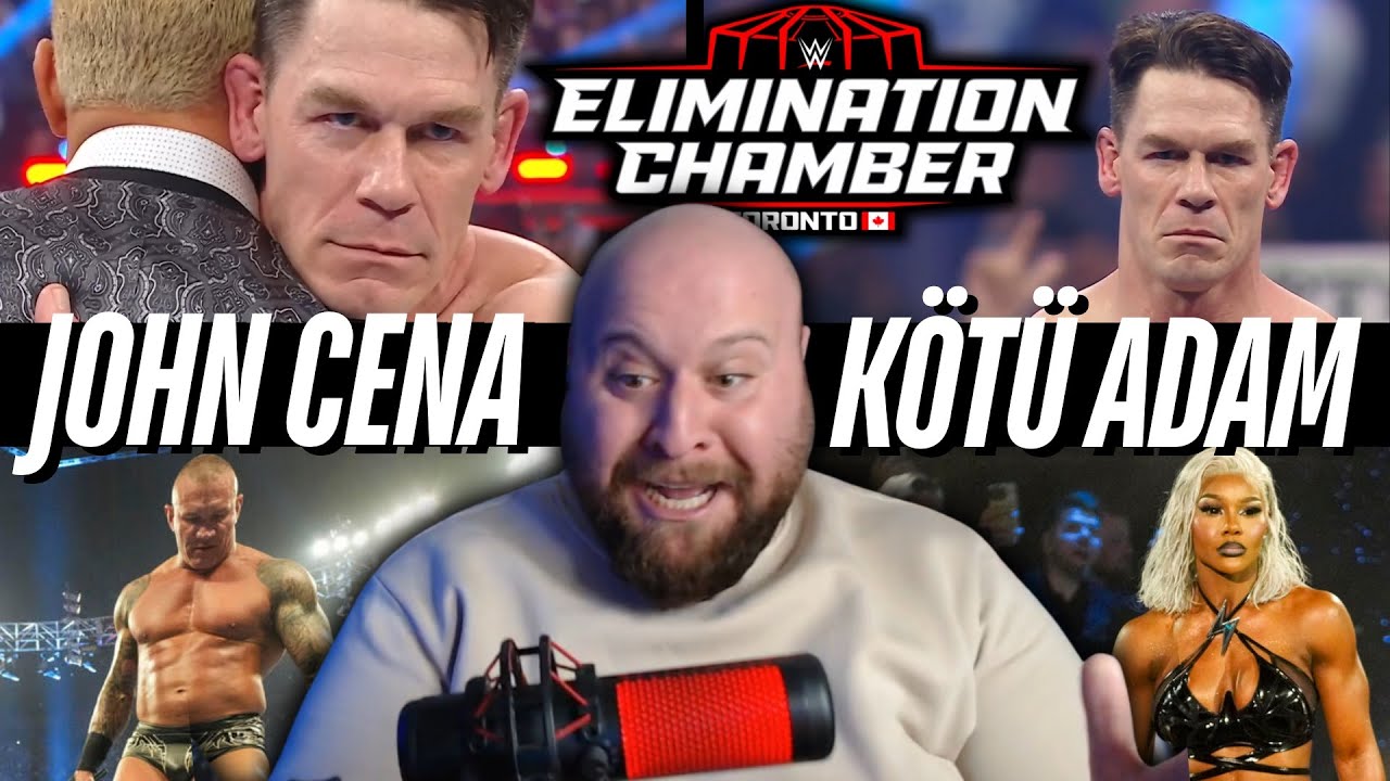 JOHN CENA HEEL OLDU | RANDY ORTON GERİ DÖNDÜ | WWE Elimination Chamber 2025 CANLI TEPKİ