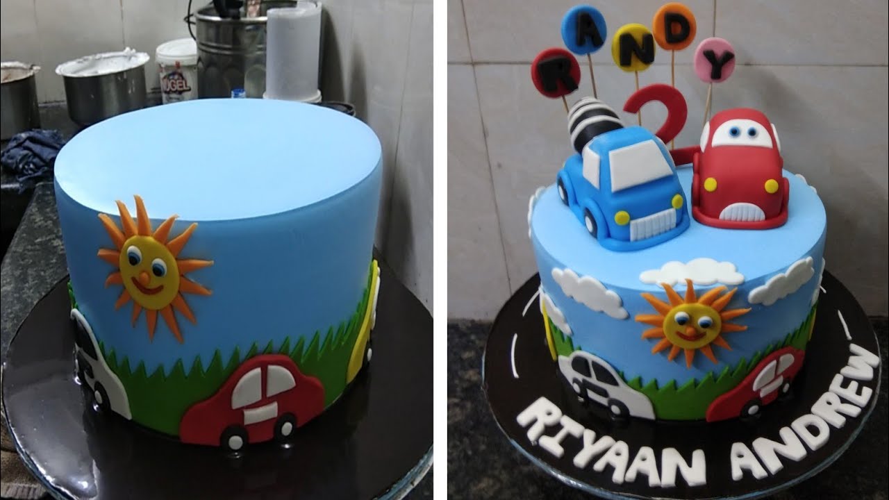 Birthday Cake Design |Car Theme Decorate Cake |New Cake Wala