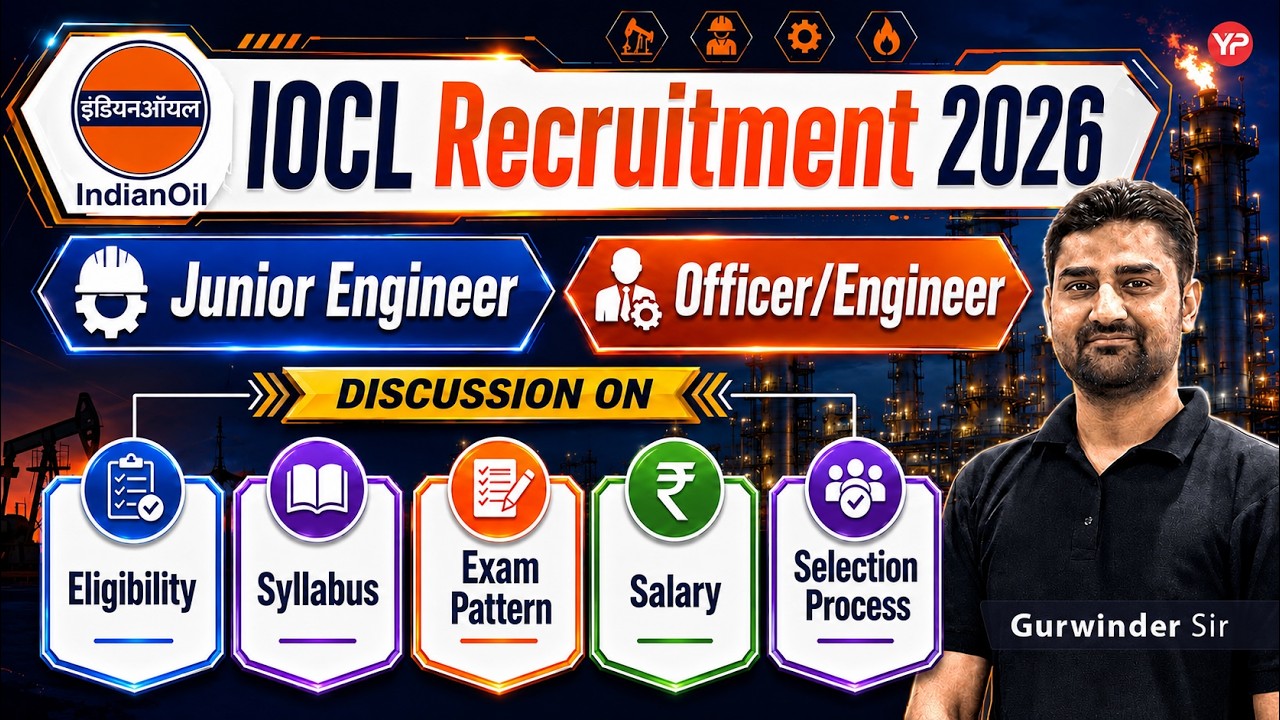 IOCL Eligibility, Syllabus, Exam Pattern, Salary, Selection Process | Officer, JE Recruitment 2026