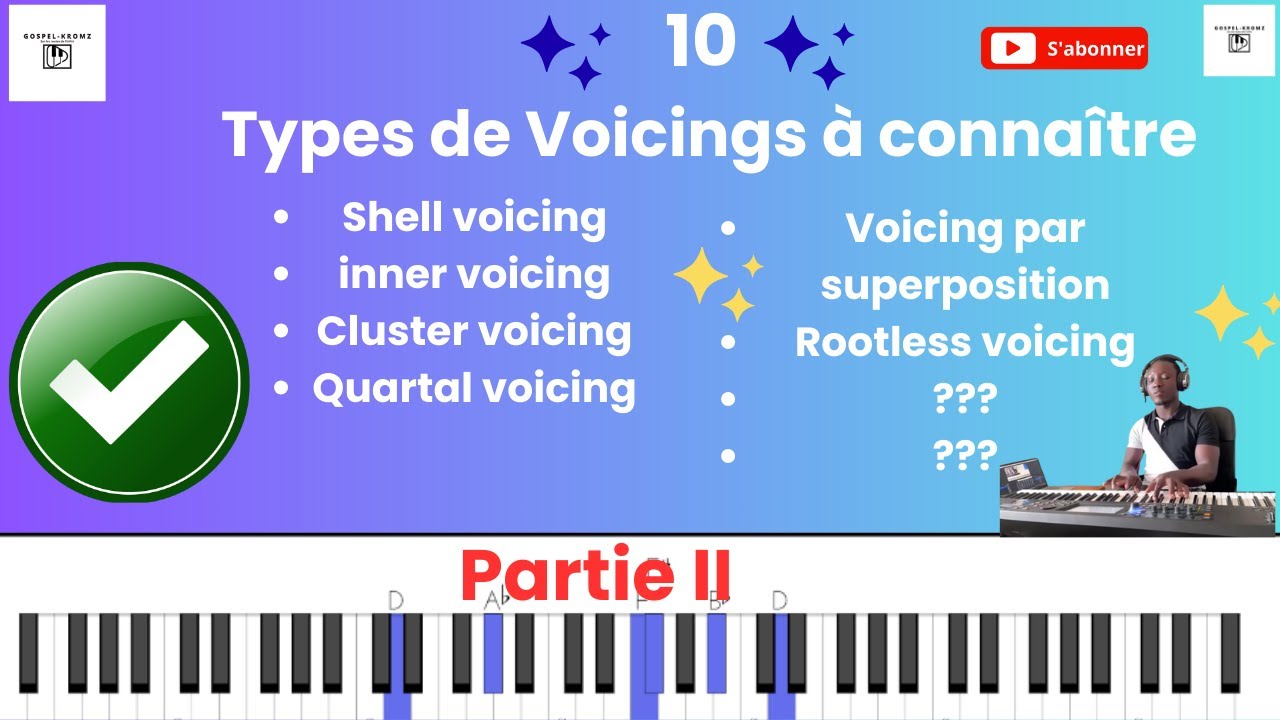 10 voicings piano gospel
