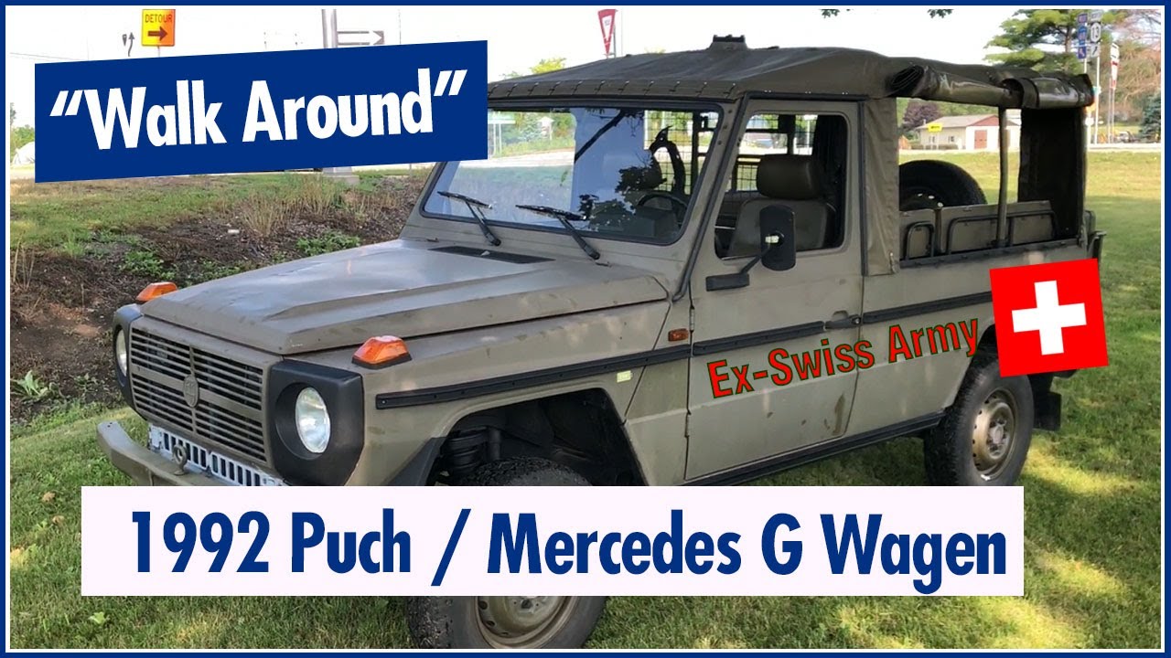 Mercedes G Wagen Swiss Army Puch 230GE W461 Walk Around