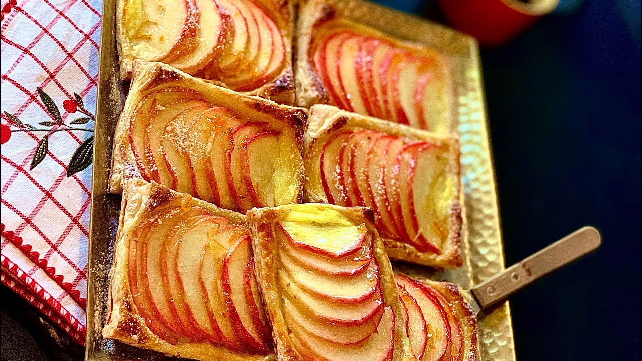 طارط بالتفاح والكريمة appel tart.