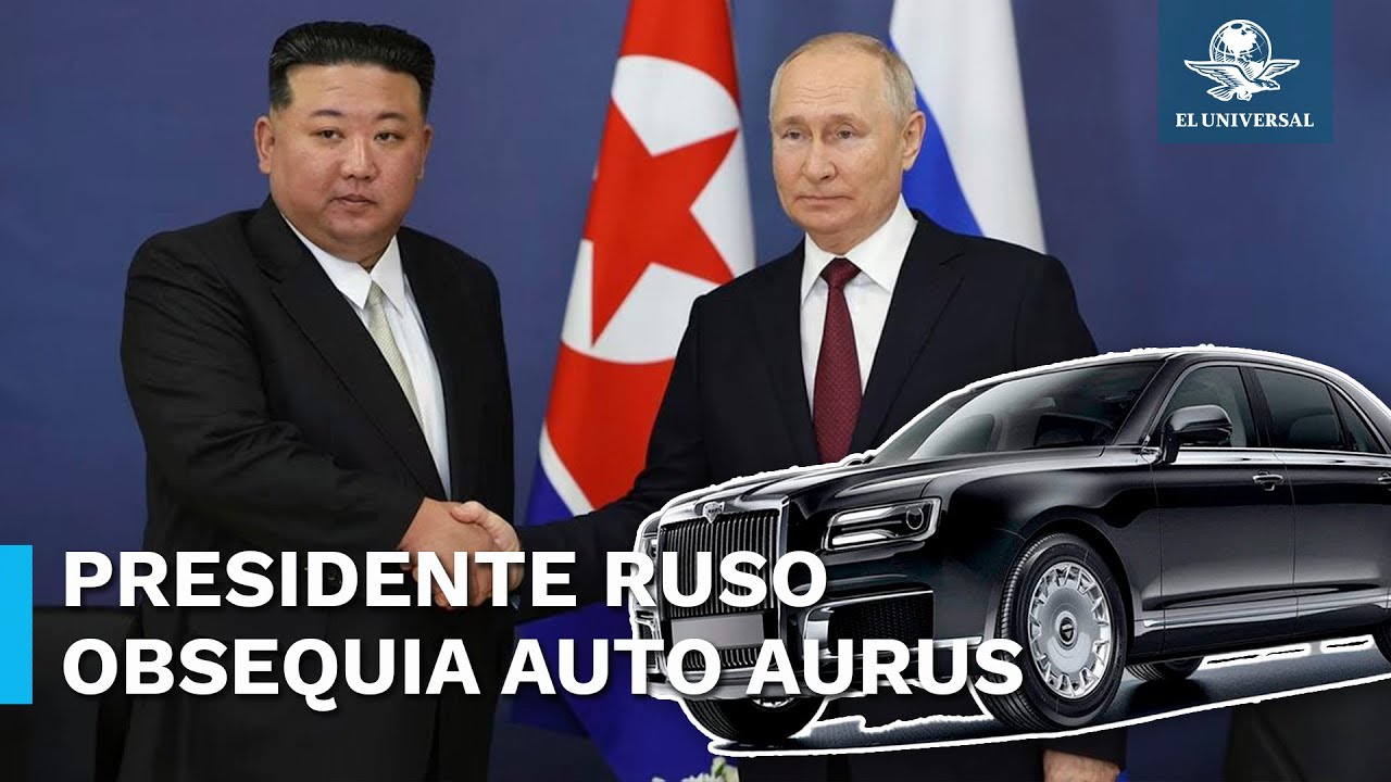 Putin regala un carro ruso de alta gama a Kim Jong-un