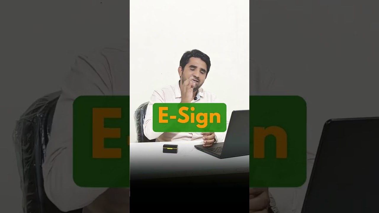 e sign authentication is compulsory for voter card