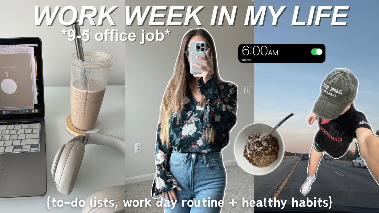 REALISTIC WORK WEEK IN MY LIFE | daily routines, to-do lists, healthy habits + turning 25