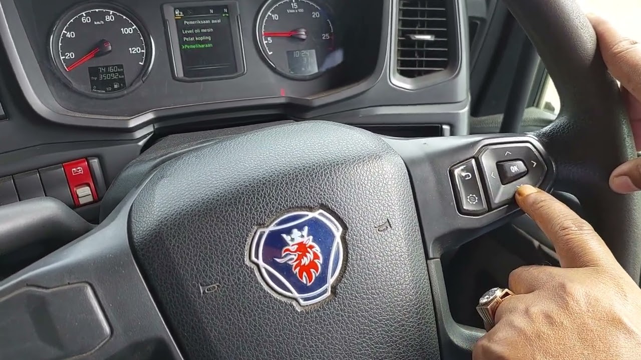 PENGENALAN  INSTRUMEN PANEL DI UNIT SCANIA P360 MANUAL TRANSMISI 360XT AUTOMATIS TRANSMISI .(1)