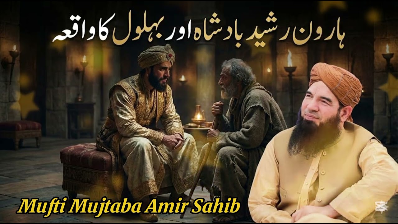 بہلول کی وہ بات جو بادشاہ کی نیند اُڑا گئی | ایمان افروز واقعہ || مفکر اسلام مفتی مجتبیٰ عامر صاحب 