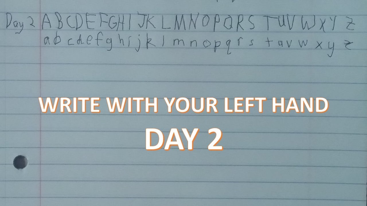Learn to Write with your Left Hand | DAY 2
