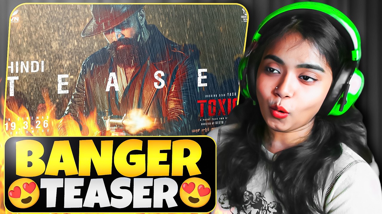 Toxic Official Hindi Teaser Reaction | Rocking Star Yash | Geetu Mohandas | KVN | #trailer #trending
