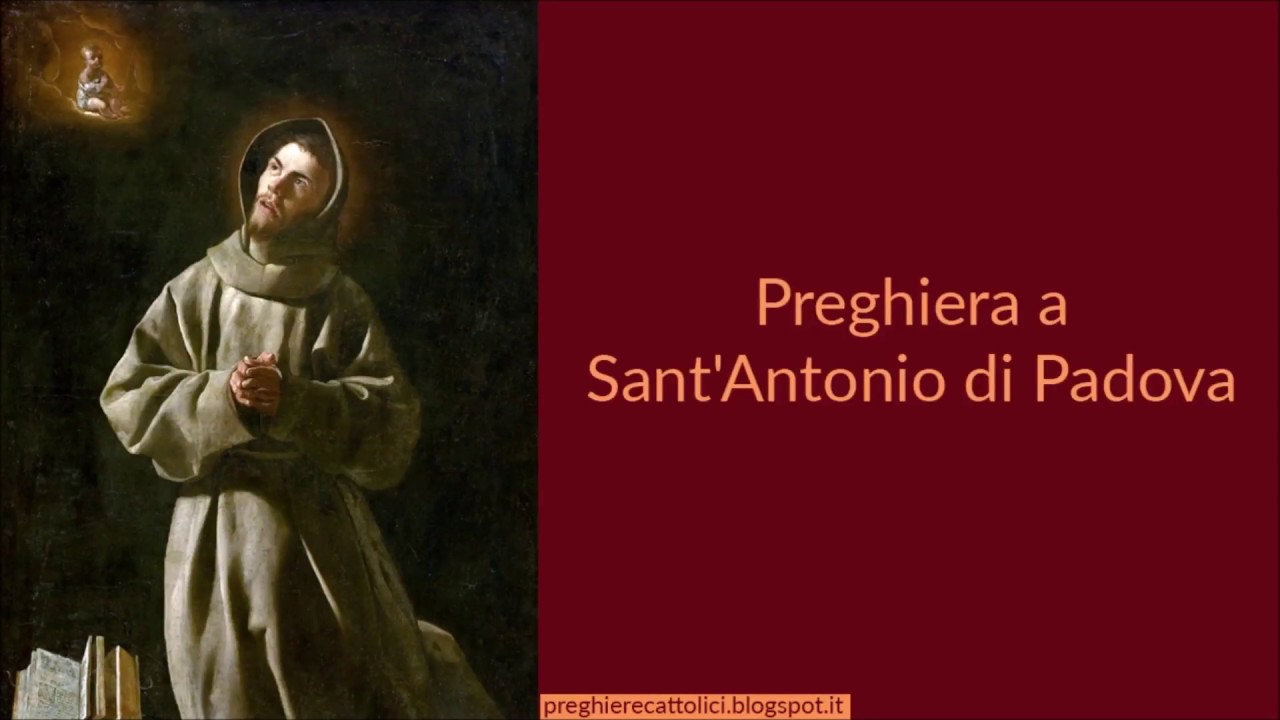 Preghiera a Sant'Antonio di Padova