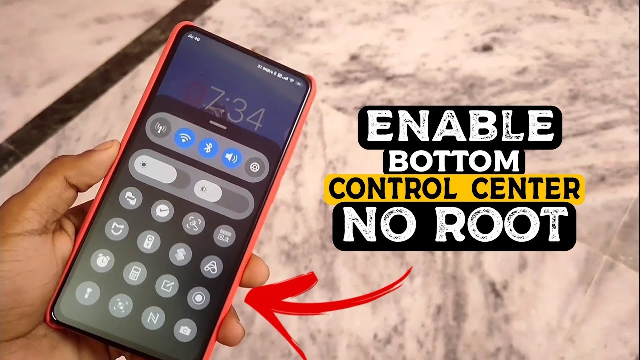 Activate Bottom Control Center For Any Redmi, Poco & Mi Devices | Xiaomi MIUI 13 Concept UI