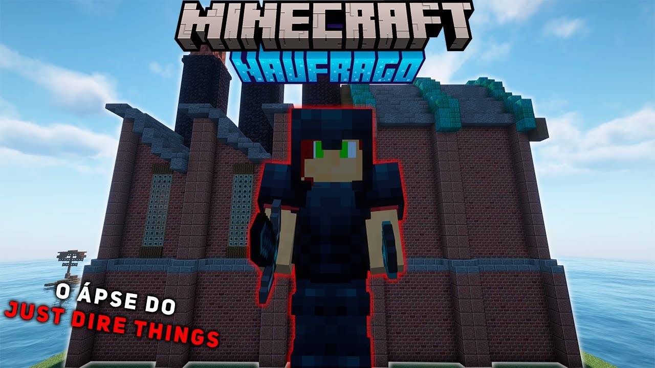 CHEGUEI NO ÀPSE DO JUST DIRE THINGS -- Minecraft Naufrago #8