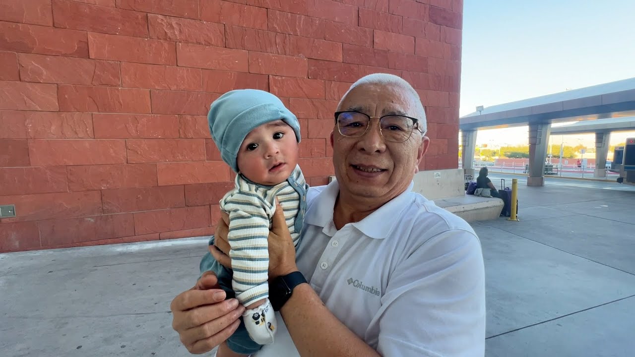 Baby Z Meets Grandpa || VEGAS BABY!