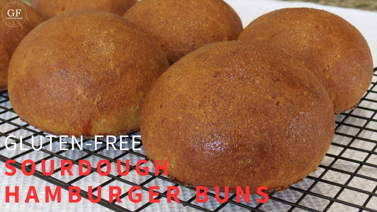 Gluten-Free & Dairy-Free SOURDOUGH HAMBURGER BUNS